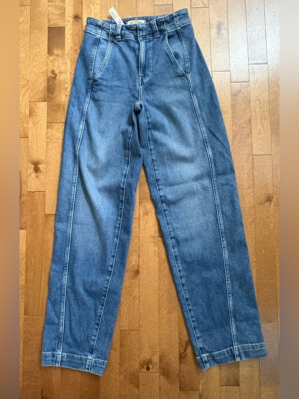 Madewell Tapered Denim Trousers - Calvert Wash Size 24